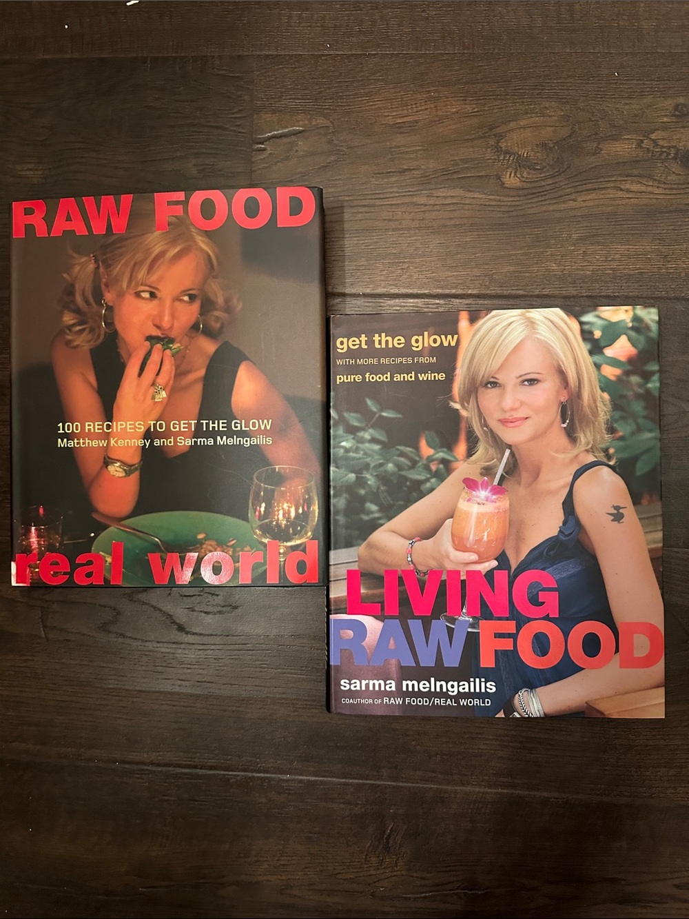 Book Bundle!! Living Raw Food & Raw Food Real World - Raw Vegan Cookbook